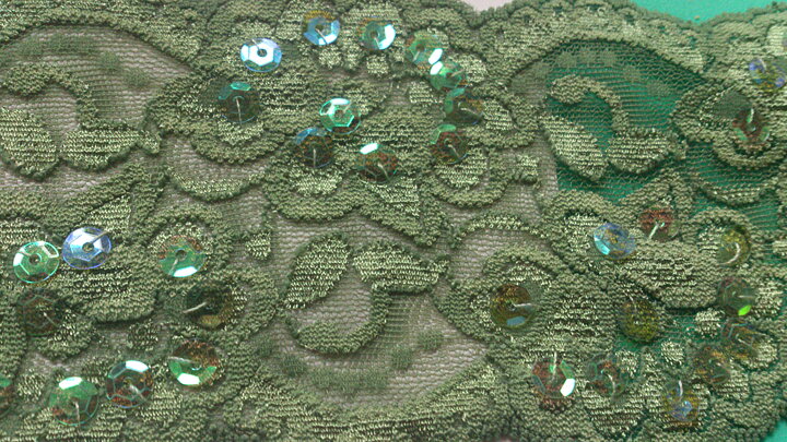 Grön stretchspets 90 mm