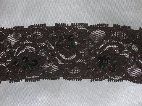 Brun stretchspets 45 mm