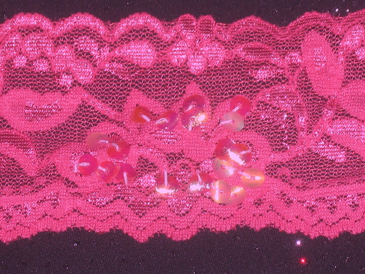 Rosa stretchspets 55 mm