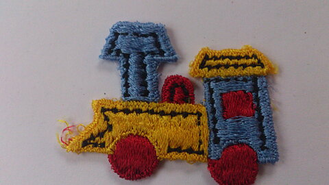 Tågapplikation (50 x 35 mm)