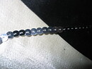 Silverfärgat paljettband 6 mm