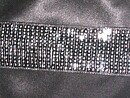 Silverfärgat paljettband 40 mm