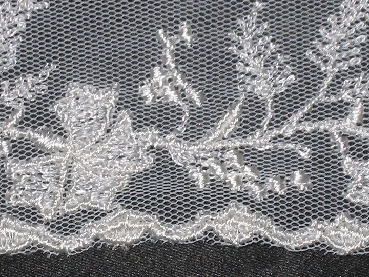 Vit broderispets 130 mm