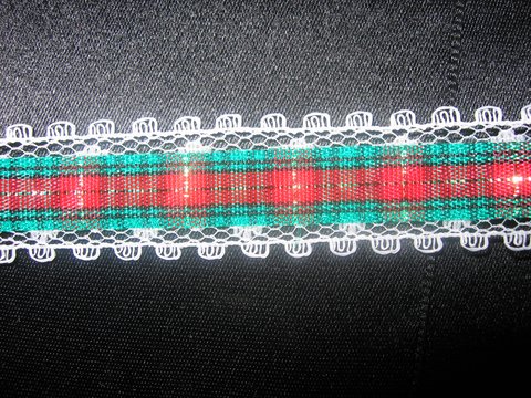 Röd/Vit/Grönt band 22 mm