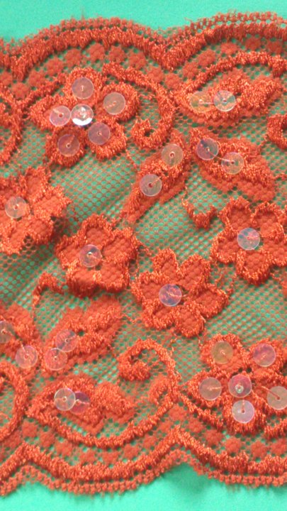 Orange stretchspets 145 mm