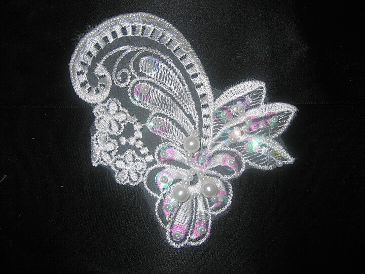 Vit applikation (205 x 245 mm)