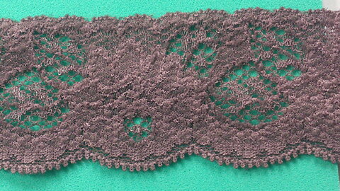 Lila stretchspets 40 mm