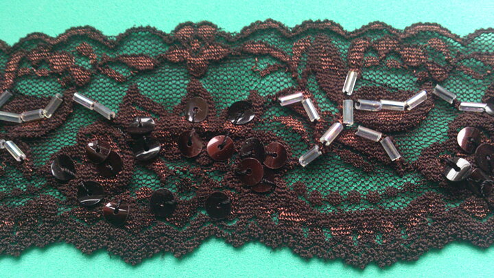 Brun stretchspets  50 mm