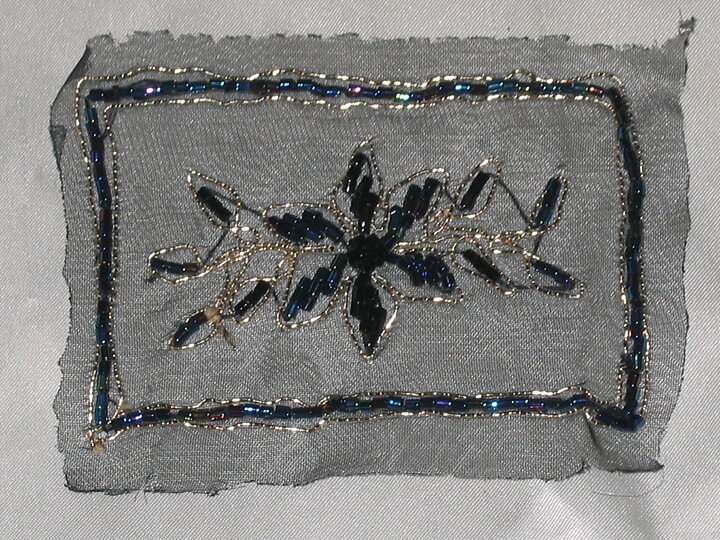 Blå applikation (97 x 77 mm) 