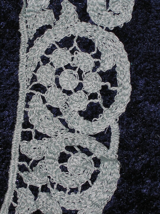 Blå-Grön krage (330 x 70 mm)