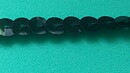 Svart paljettband 8 mm
