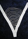 Vit halsapplikation (270 x 270 mm) 