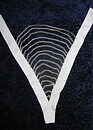 Vit halsapplikation (270 x 270 mm) 