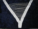 Vit halsapplikation (270 x 270 mm) 