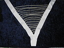 Vit halsapplikation (270 x 270 mm) 
