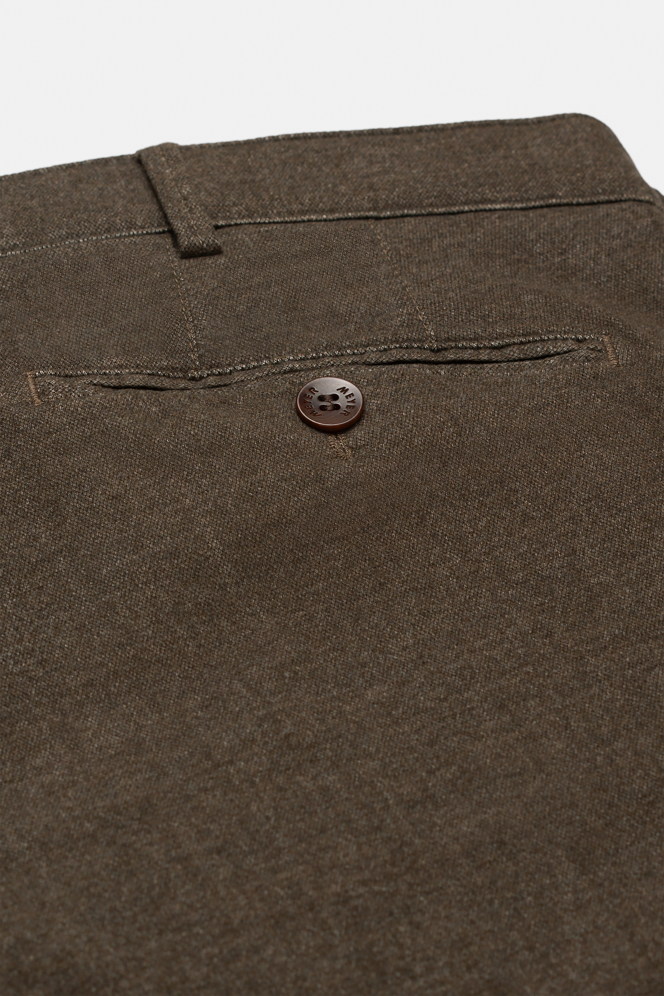 Bruna (coffee) chinos i Jersey Look och modern passform (Meyer / Bonn) (finns i strl 48) - 6