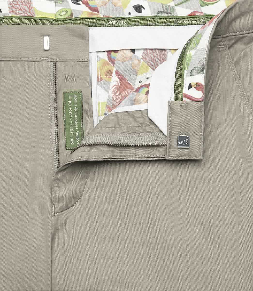 Gråbruna (taupe) shorts i citymodell (Meyer / B-Palma) - 4