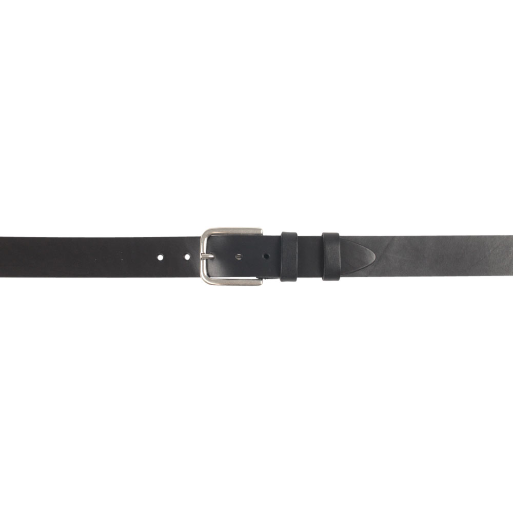 Läderbälte tufft, svart och upp till 115 cm (Portia) - 2