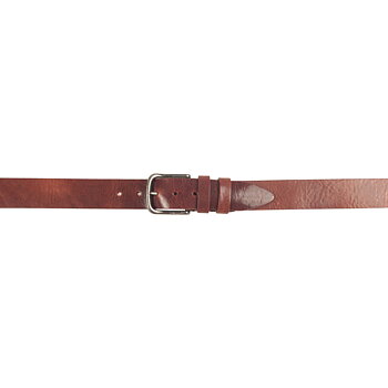 Läderbälte tufft, cognac och upp till 115 cm (Portia)