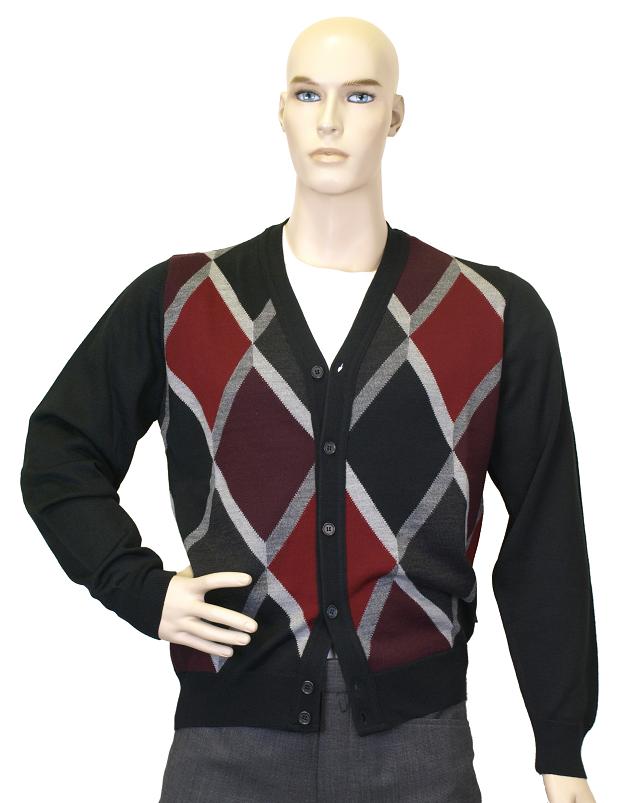 Cardigan med rutor (finns i strl  M)