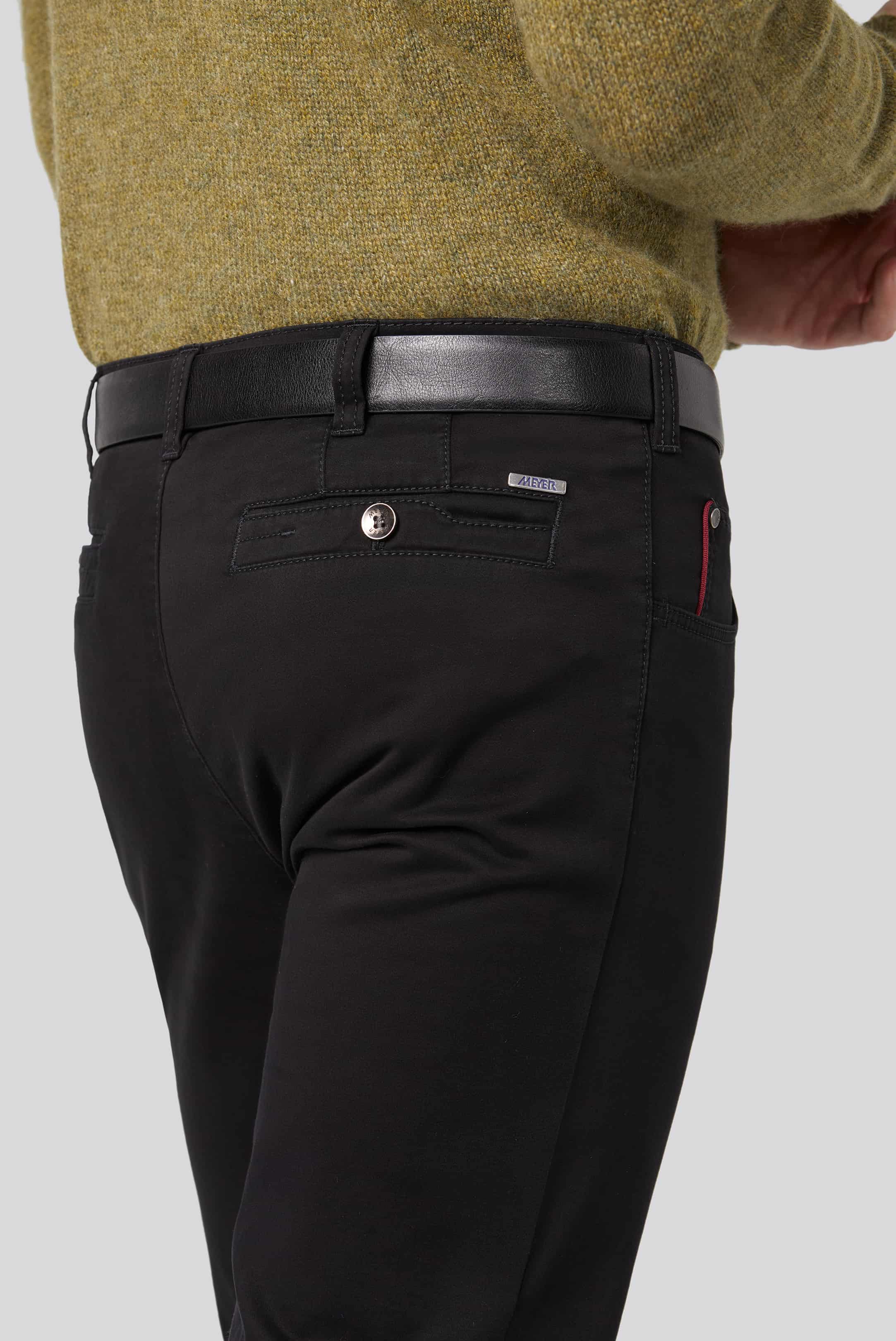 Svart (black) jeanshybrid i färgäkta Premium Satin och normal passform (Meyer / Diego) (finns i strl 48, 30) - 4