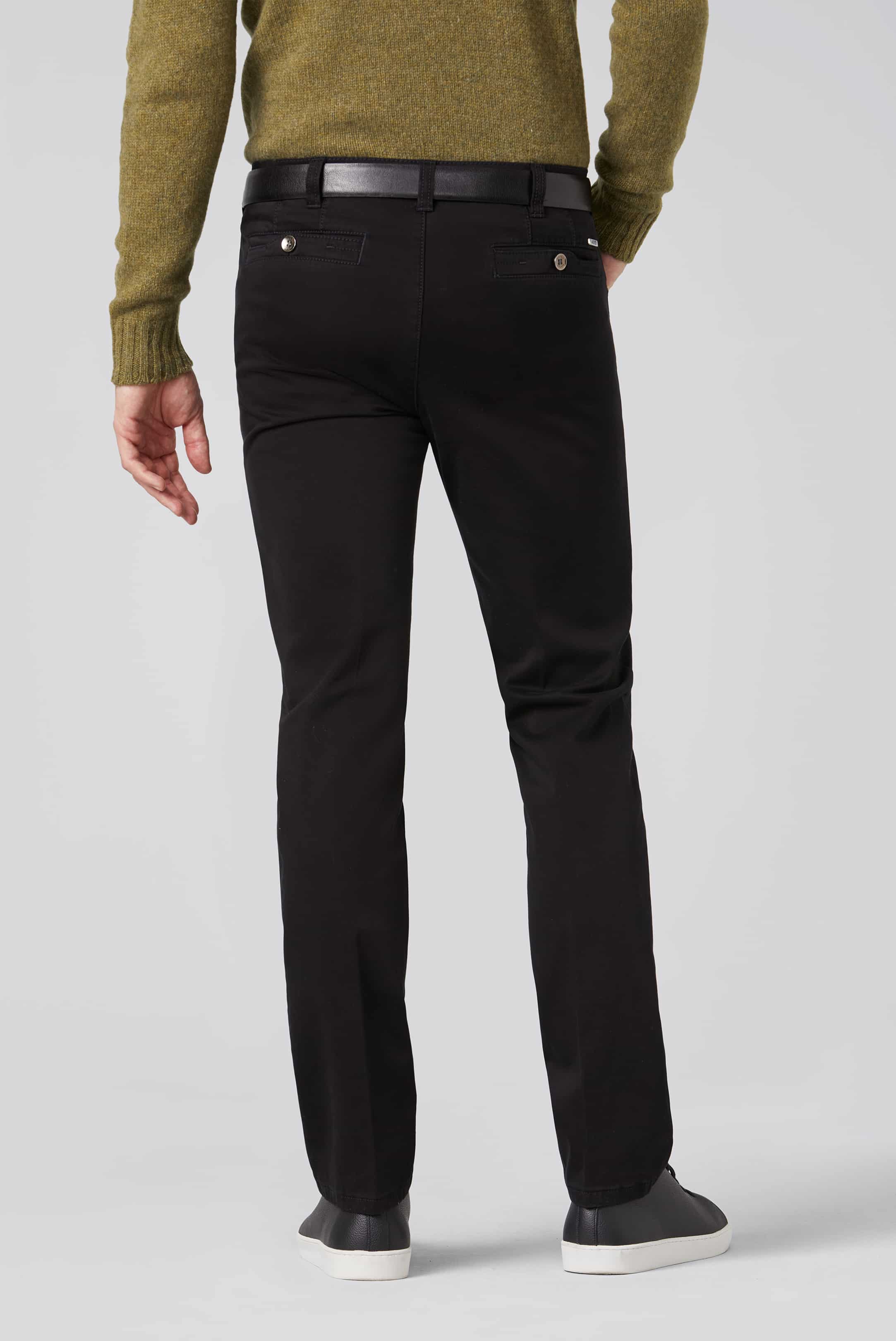Svart (black) jeanshybrid i färgäkta Premium Satin och normal passform (Meyer / Diego) (finns i strl 48, 30) - 2