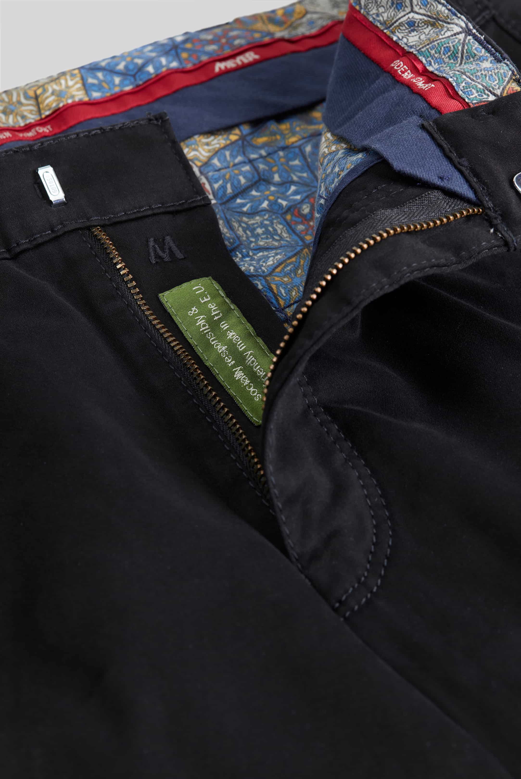 Svart (black) jeanshybrid i färgäkta Premium Satin och normal passform (Meyer / Diego) (finns i strl 48, 30) - 6