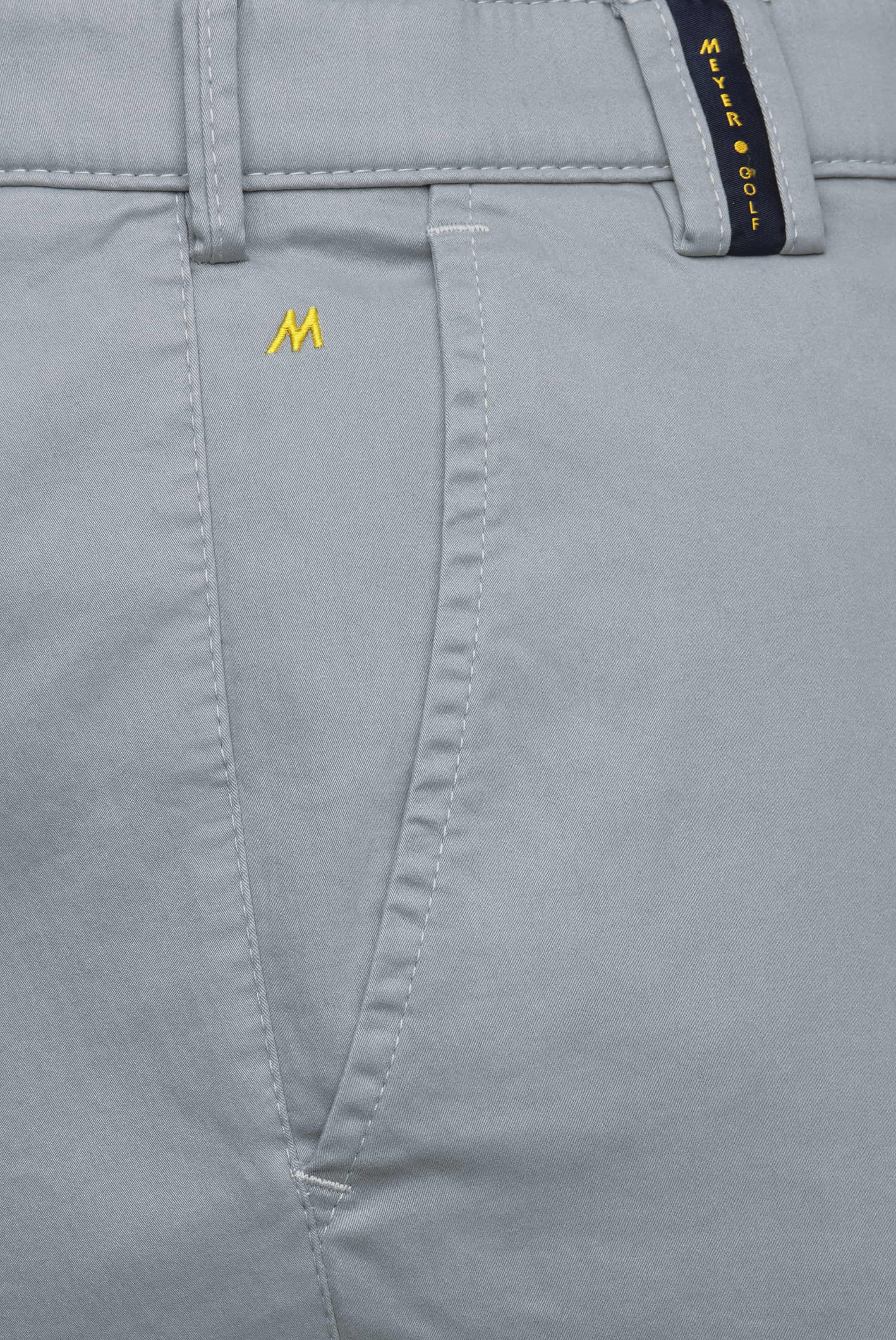 Grå (ljusgrå) exklusiva chinos i golfmodell, High Performance, Super-Stretch och modern passform (Meyer / Augusta) (finns i strl 42/32) - 4