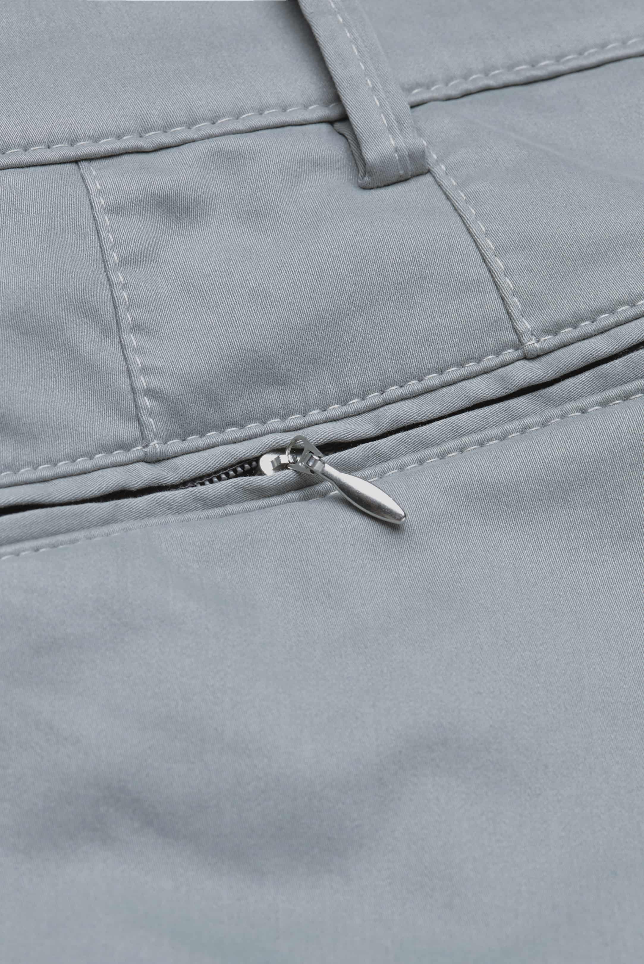 Grå (ljusgrå) exklusiva chinos i golfmodell, High Performance, Super-Stretch och modern passform (Meyer / Augusta) (finns i strl 42/32) - 5