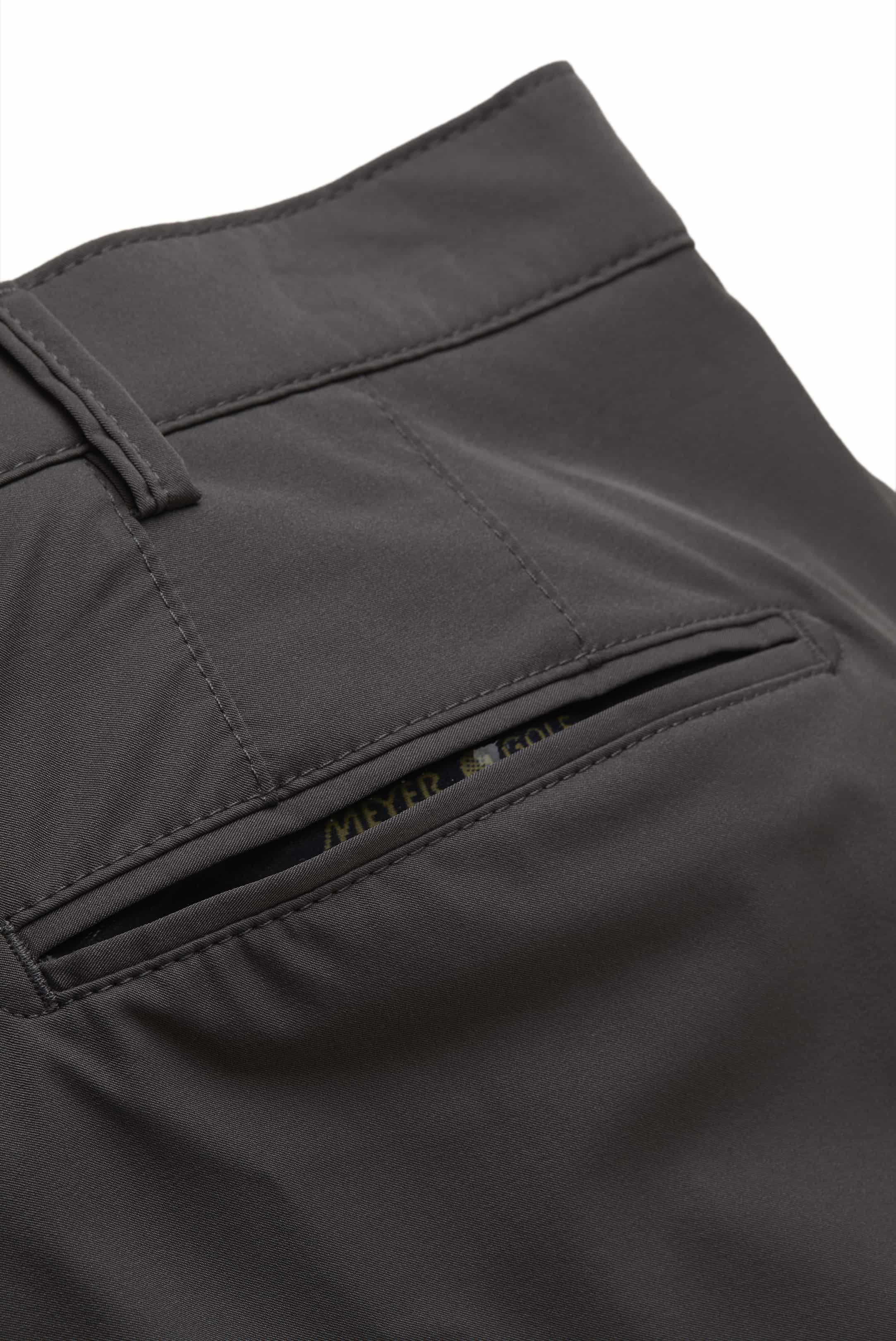 Grå (mörkgrå) exklusiva chinos i golfmodell, High Performance, Super-Stretch och modern passform (Meyer / Augusta) (finns i strl 34/32) - 5
