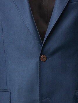 Blå kavaj i S'110 ull och slim fit  (mod Paxton från Cavaliere/Vitale Barberis)