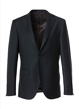 Svart kavaj i S'110 ull och normal passform  (mod Parker från Cavaliere/Vitale Barberis)