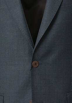 Grå kavaj i S'110 ull och normal passform  (mod Parker från Cavaliere/Vitale Barberis)
