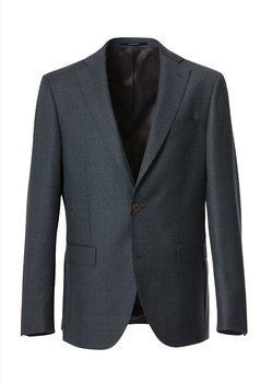 Grå kavaj i S'110 ull och normal passform  (mod Parker från Cavaliere/Vitale Barberis)