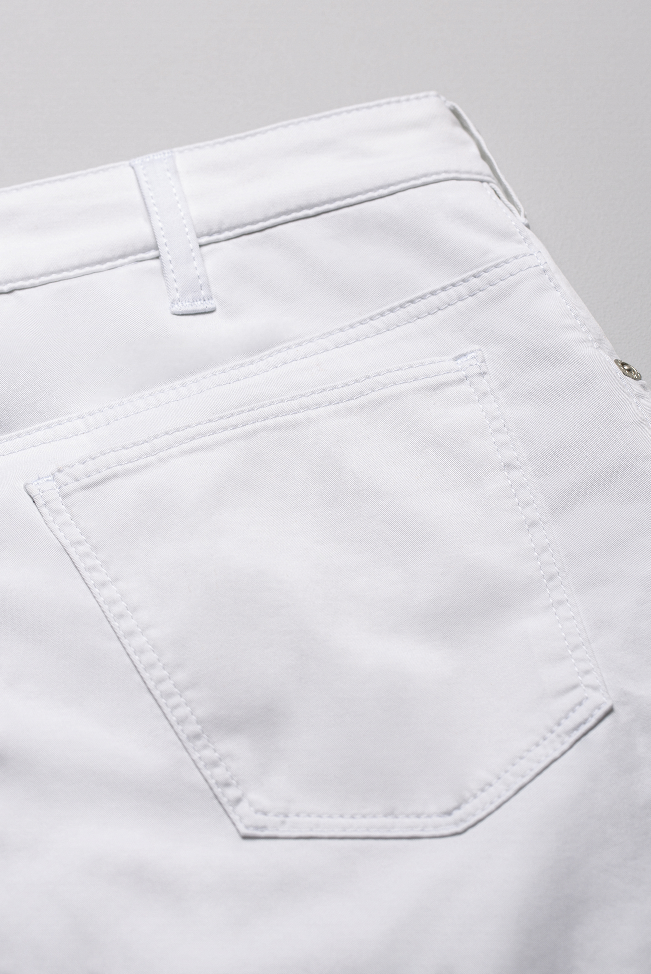 Vita (white) jeans i Super-Stretch och normal passform (Meyer / M5) - 6