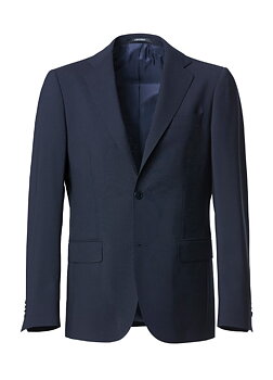 Marinblå kavaj i ull och slim fit  (mod Cooper från Cavaliere/Marzotto)