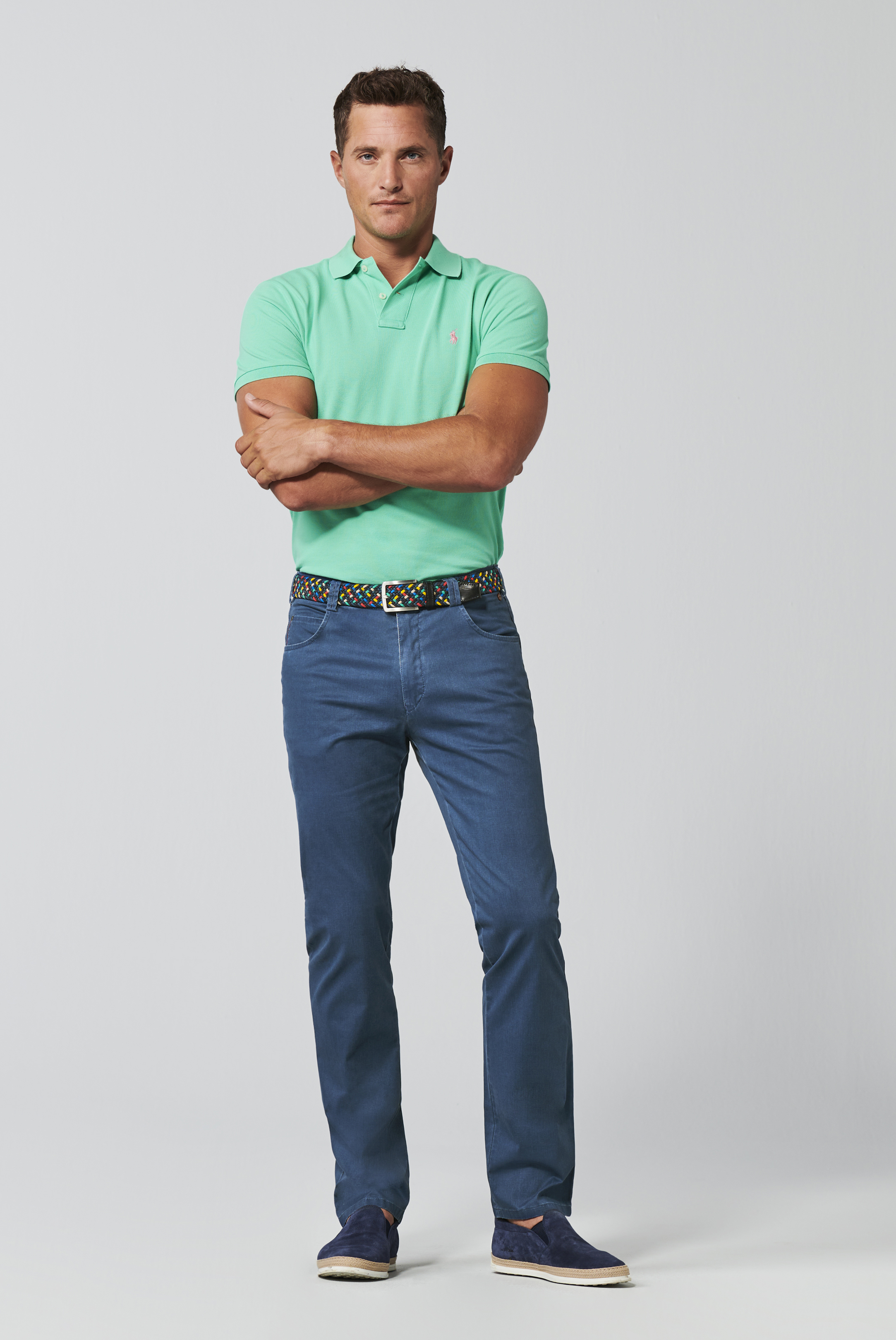 Blå (blue) jeanshybrid i Casual Two-Tone och normal passform (Meyer / Diego) (finns i strl 46) - 3