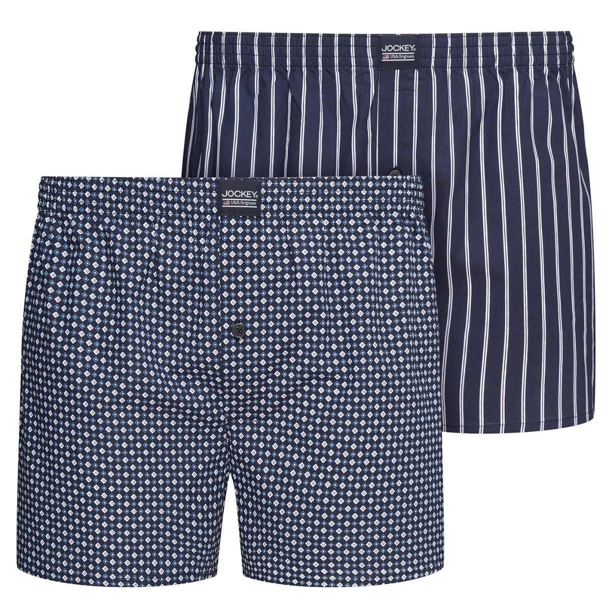 Jockey vävd boxer (poplin), 2-pack