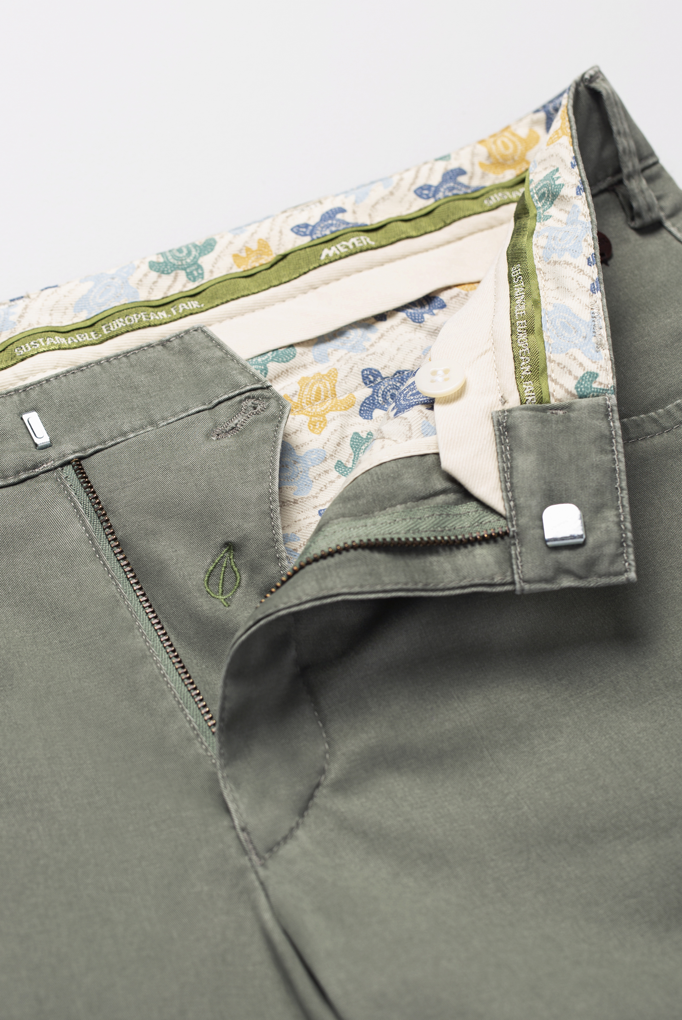 Grön (olive) jeanshybrid i Casual Two-Tone och normal passform (Meyer / Diego) (finns i strl 48) - 5