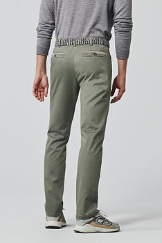 Grön (olive) jeanshybrid i Casual Two-Tone och normal passform (Meyer / Diego) (finns i strl 48)