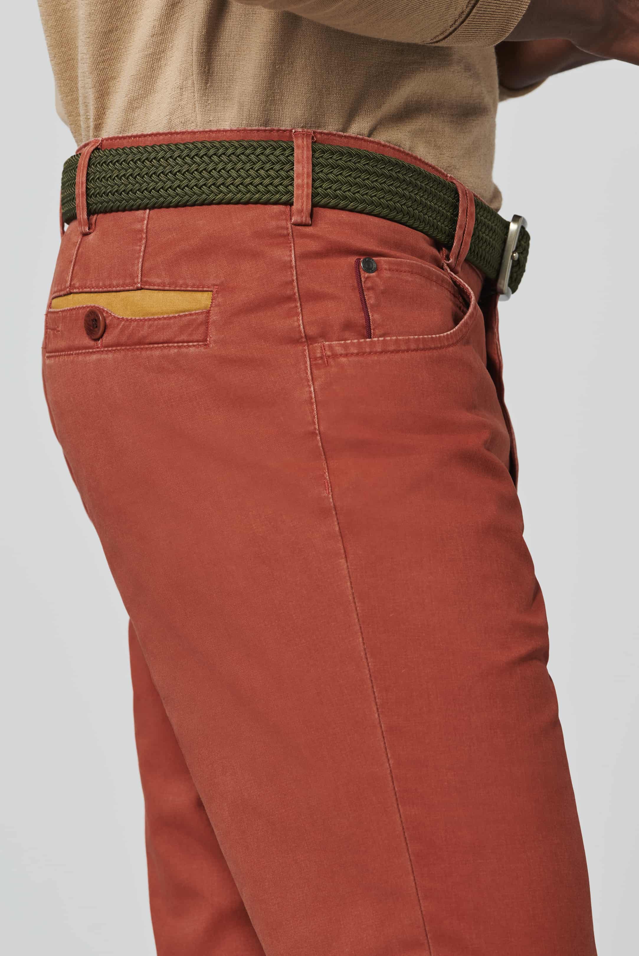 Röd (amber)  jeanshybrid i Casual Two-Tone och normal passform (Meyer / Diego) (finns i strl 110) - 4