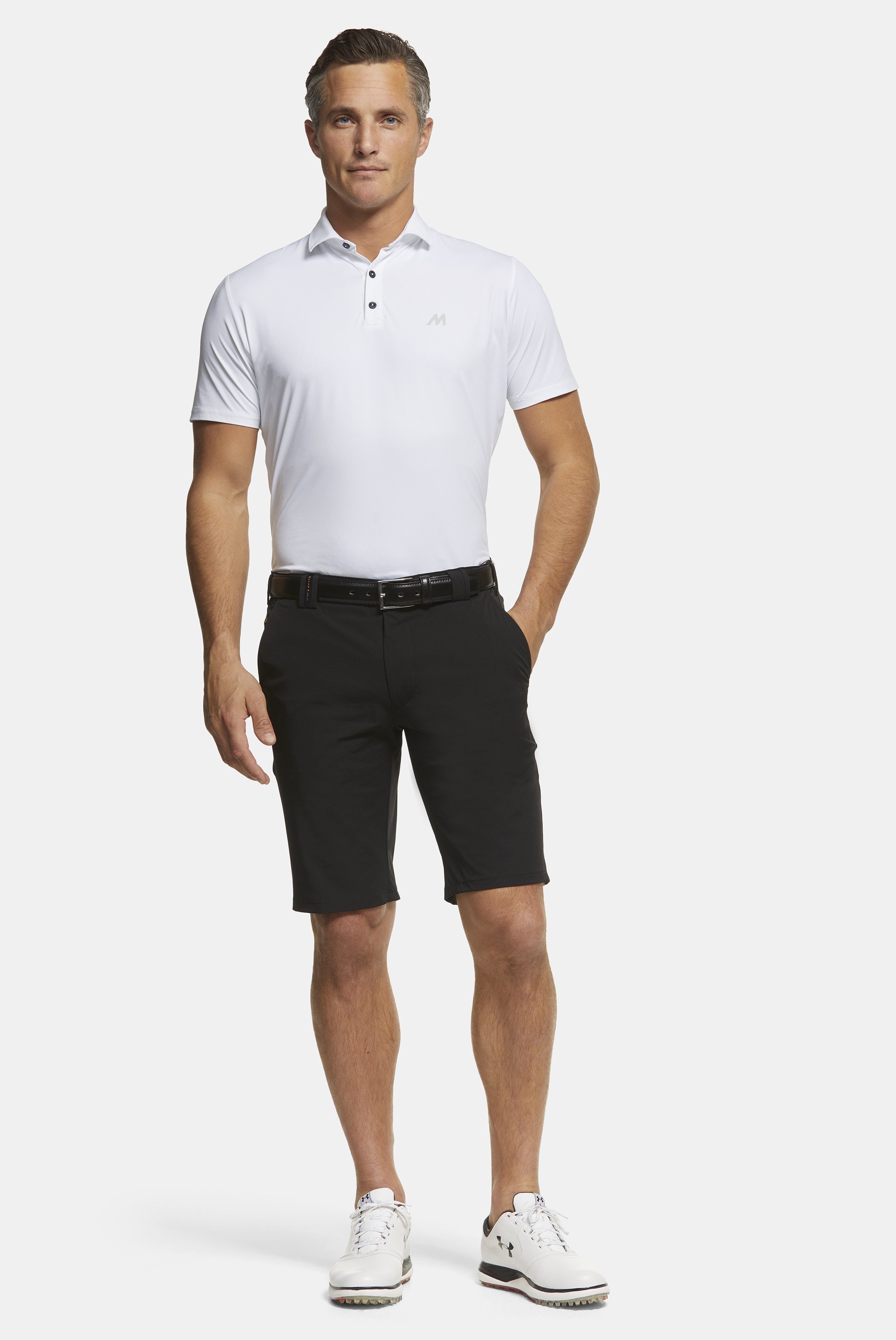 Svarta shorts i golfmodell, High Performance och Super-Stretch (Meyer / B-St. Andrews) - 3