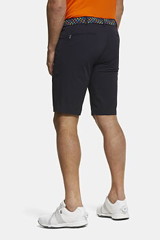 Blå (marinblå) shorts i golfmodell, High Performance och Super-Stretch (Meyer / B-St. Andrews)