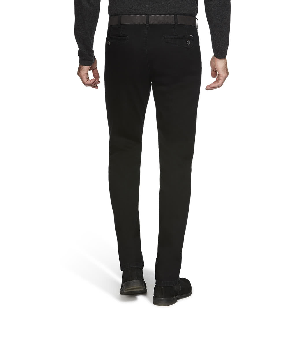 Svart (black-black) jeanshybrid i denim, modern passform och Super-Stretch (Meyer / Dublin) (finns i strl 50) - 2