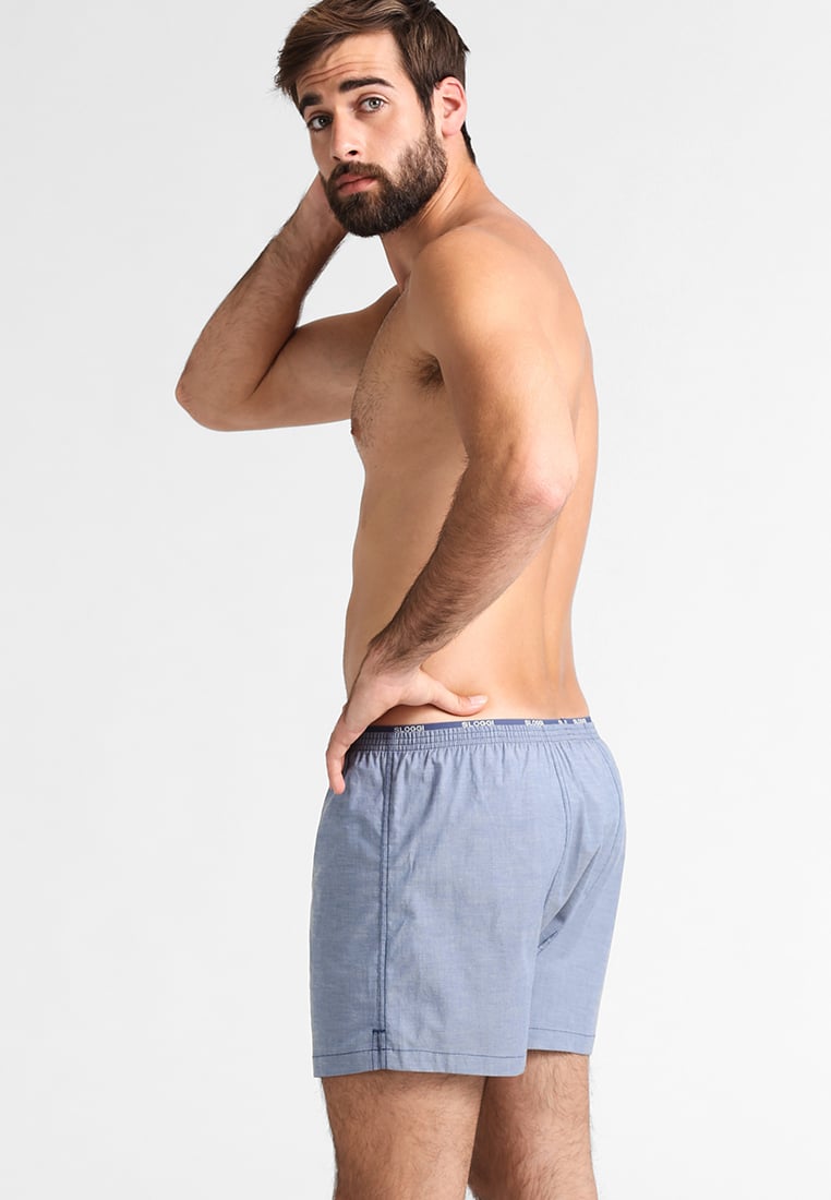 Sloggi Freedom - jeansblå boxerkalsong i 5-pack (finns i strl S) - 3