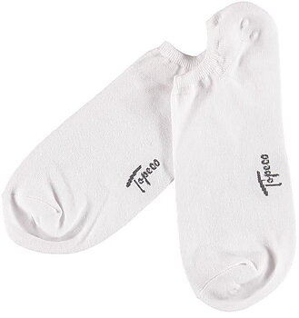 Vita strumpor Sneaker i bomull, 6-pack (Topeco)
