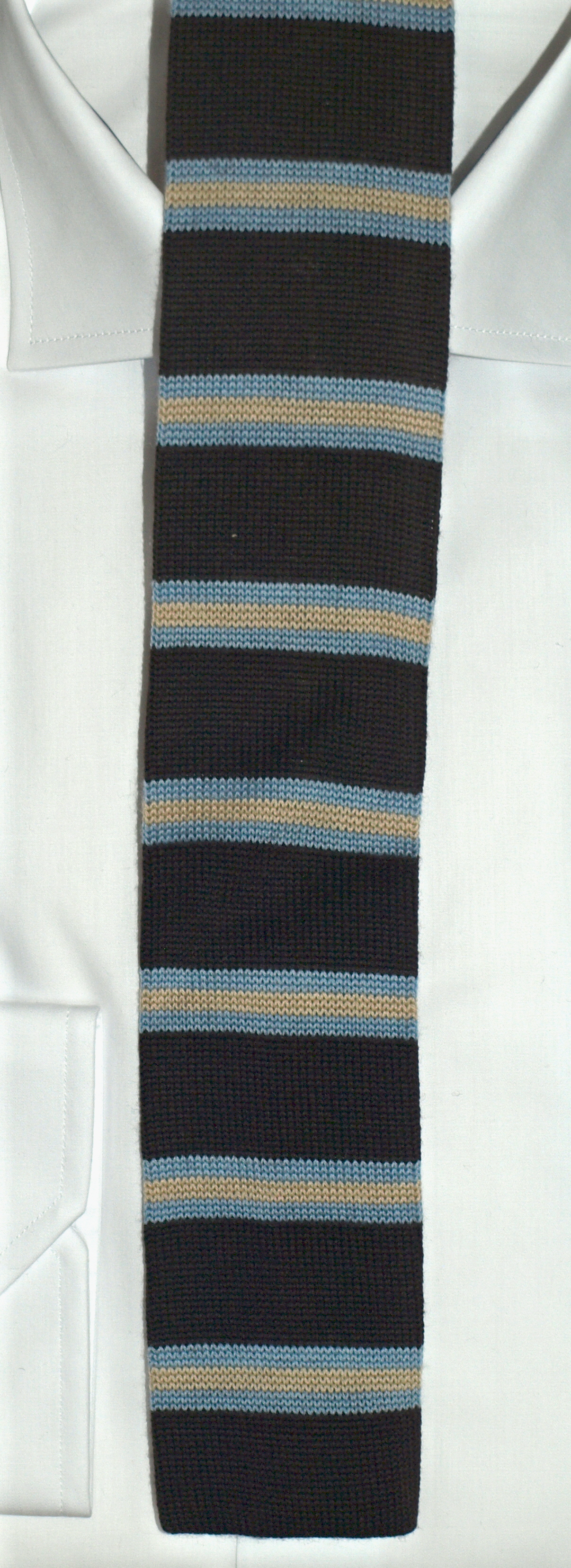 Slips i finstickad ull - 6 cm (Portia)