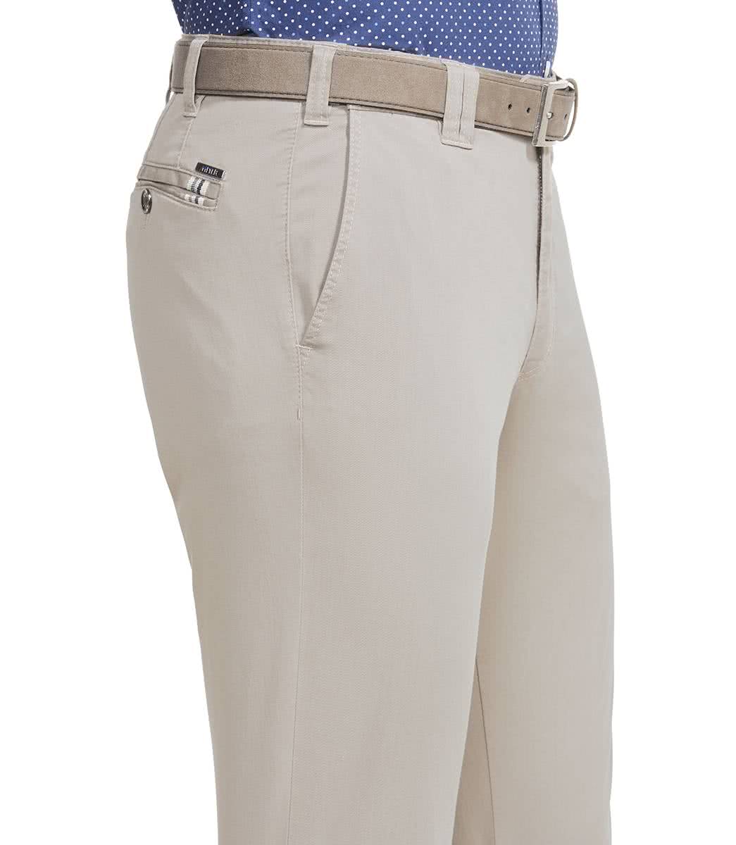 Beige chinos i resemodell och modern passform (Meyer / Oslo) - 3