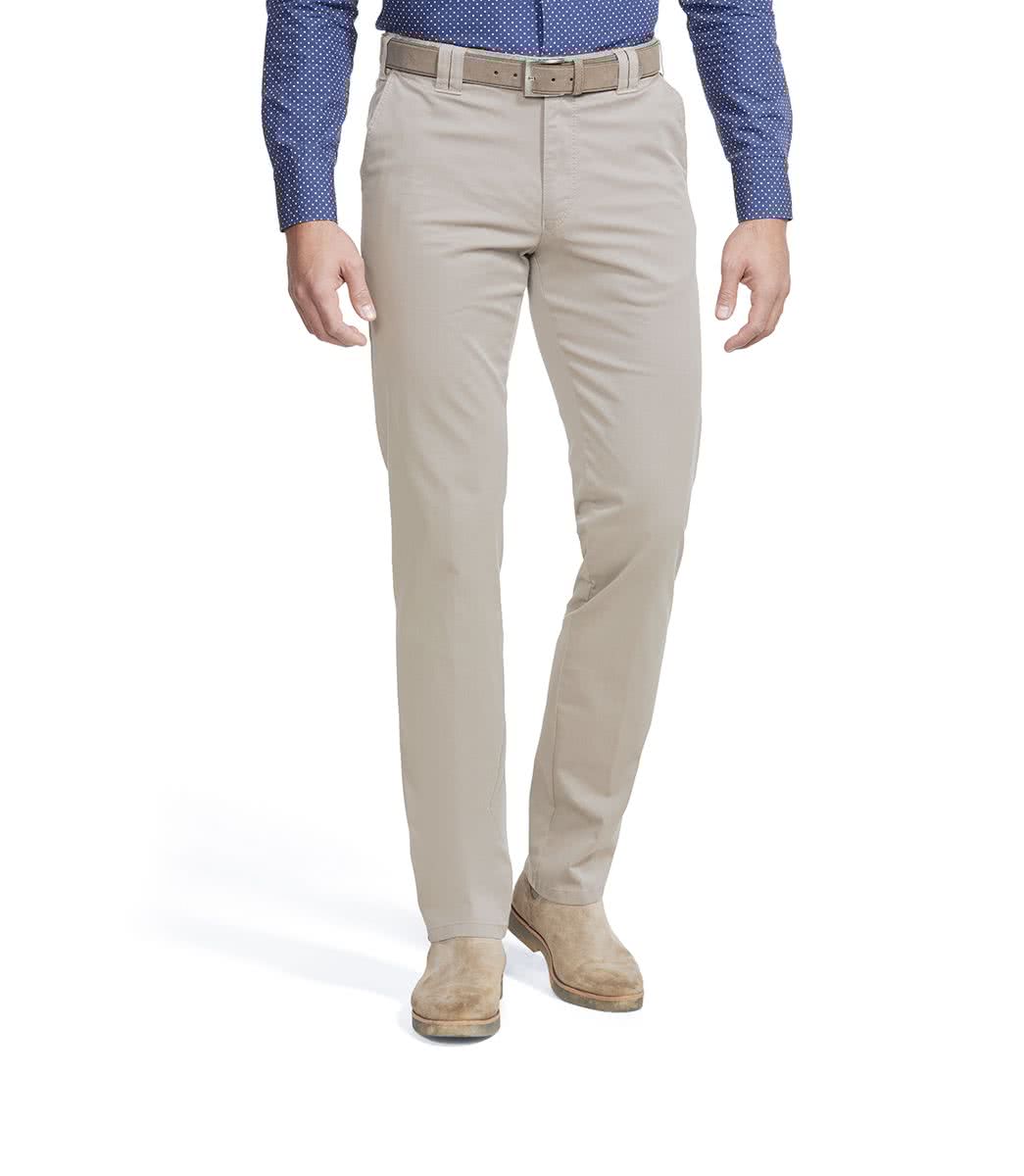 Beige chinos i resemodell och modern passform (Meyer / Oslo)