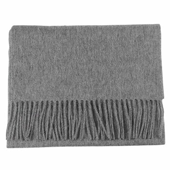 Vävd grå yllehalsduk (Portia)